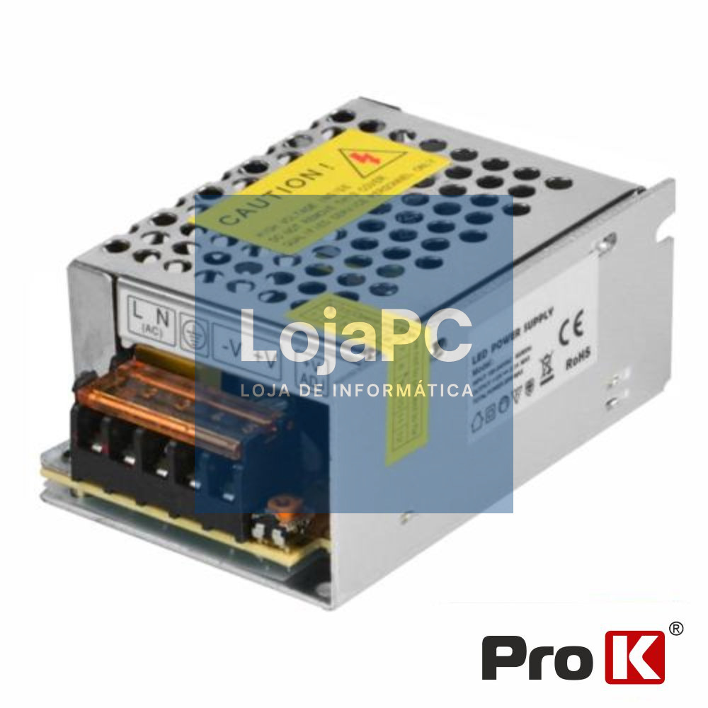 Fonte de Alimentação Industrial 5V 25W 5A PROK