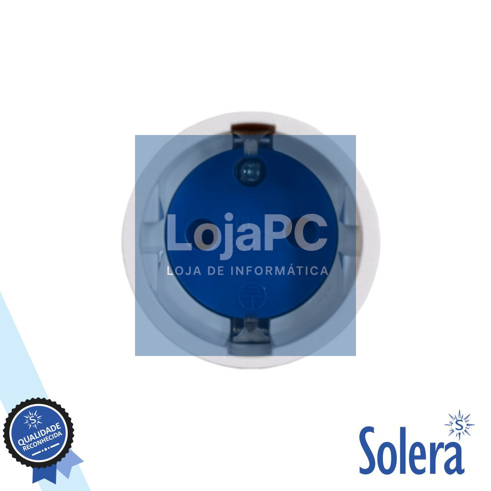 Ficha Schuko Fêmea 16a/250v Branco SOLERA