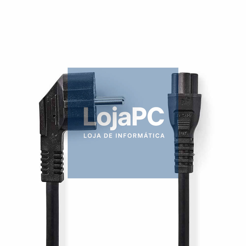 Cabo de Alimentação IEC-320-C5 3m Preto