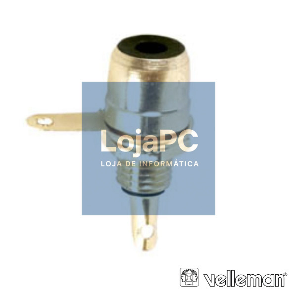 FICHA RCA FÊMEA DOURADA-PRETA CHASSIS VELLEMAN