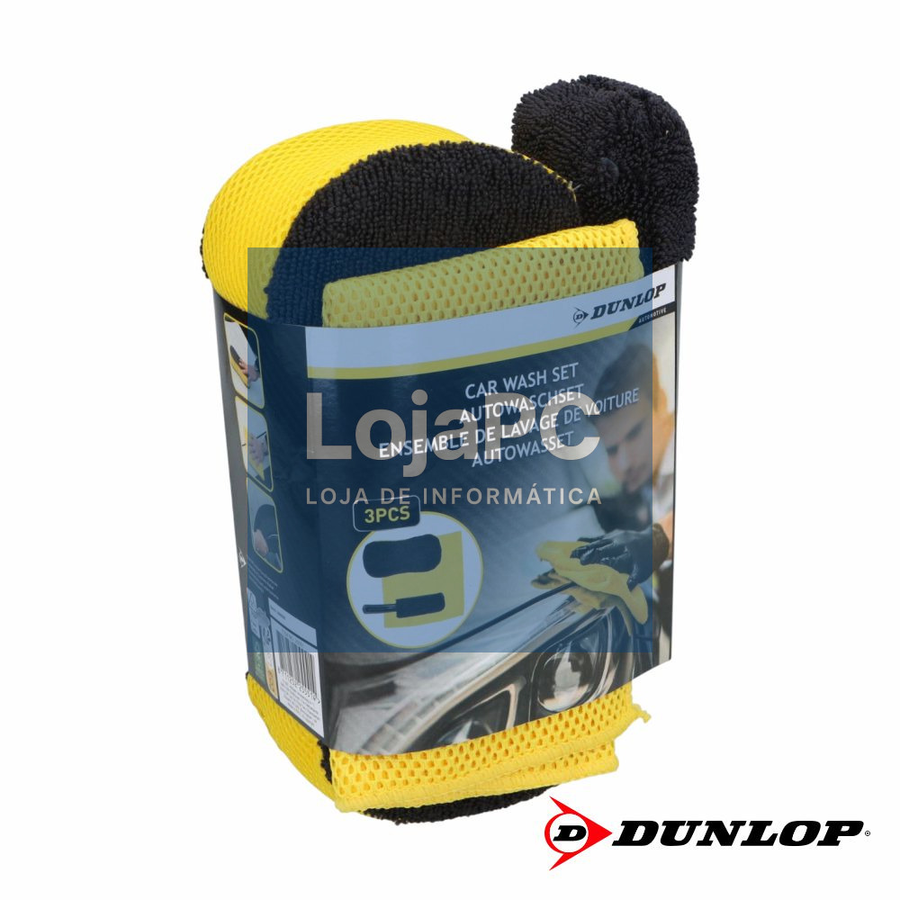 Conjunto de Limpeza Automóvel 3 peças DUNLOP