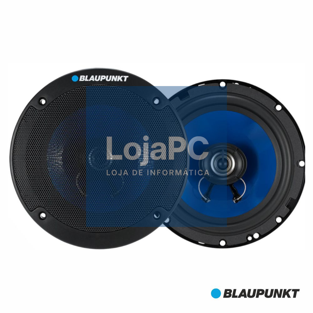 Conjunto 2 Colunas Auto 2 Vias 250W 6.6" BLAUPUNKT
