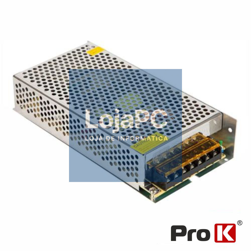 Fonte de Alimentação Industrial 12V 150W 12.5A PROK