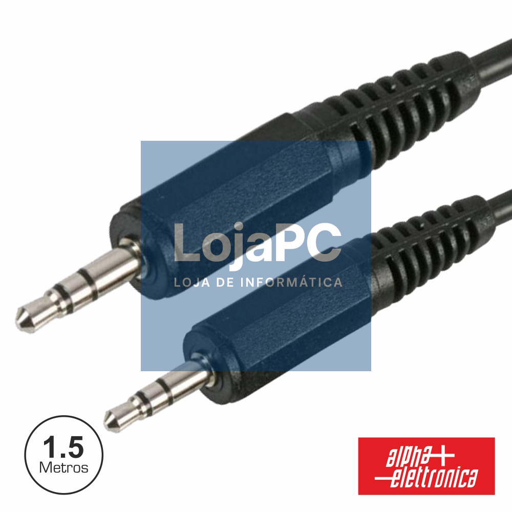 CABO JACK 3.5MM MACHO / JACK 3.5MM MACHO 1.5M ST