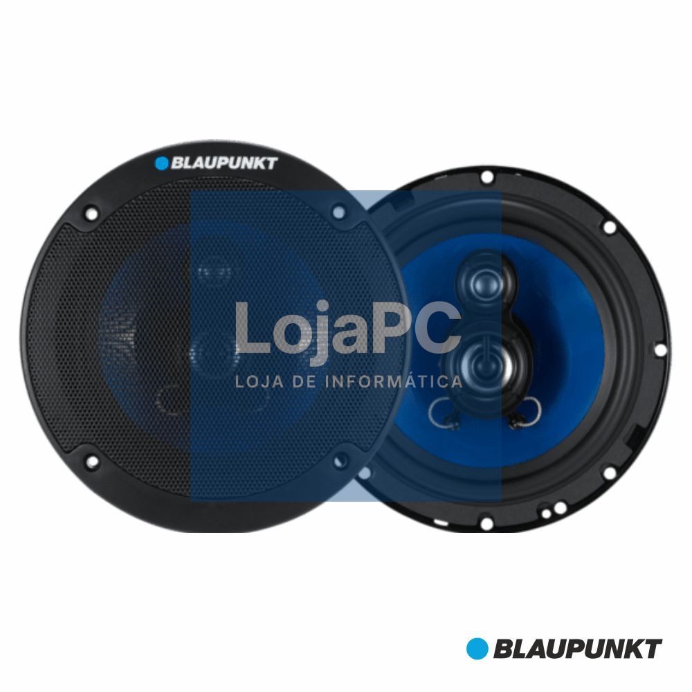 Conjunto 2 Colunas Auto 3 Vias 250W 6.6" BLAUPUNKT