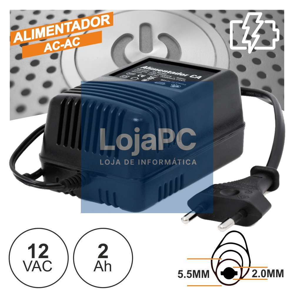 ALIMENTADOR SWITCHING AC-AC 12V 2A
