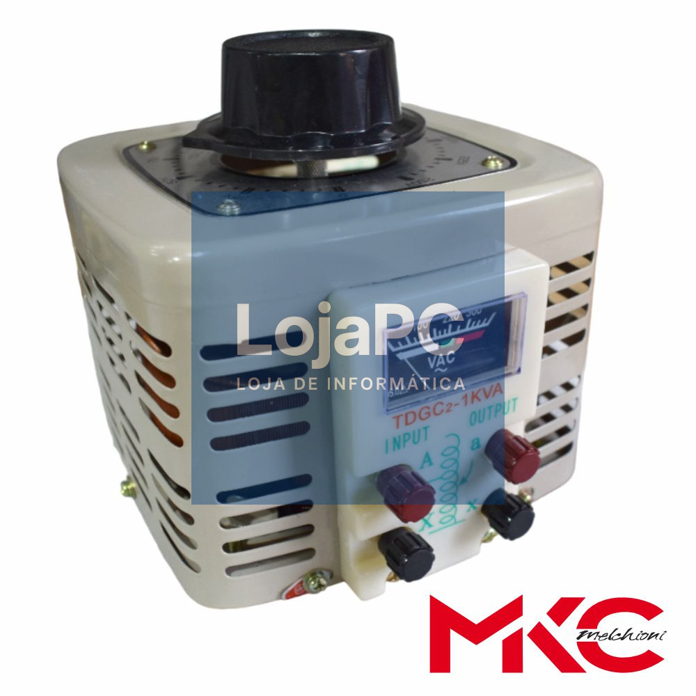 Regulador De Tensão Industrial Monofásico 1Kva MKC