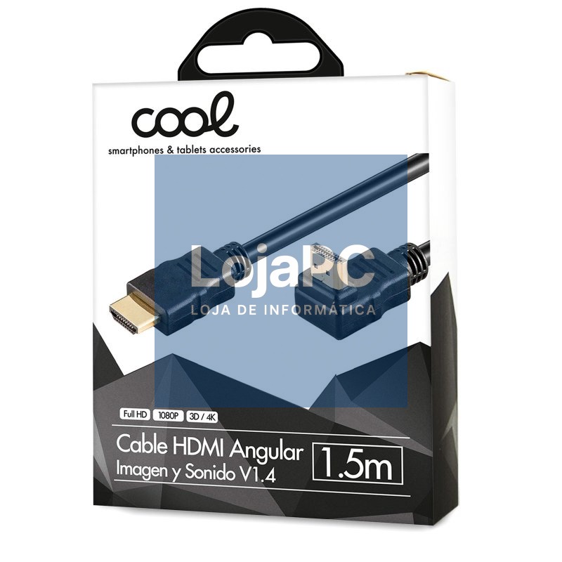 HDMI to HDMI Universal Audio-Video Cable (1.5 meters) Angular Ultra 4K COOL — imagem 2