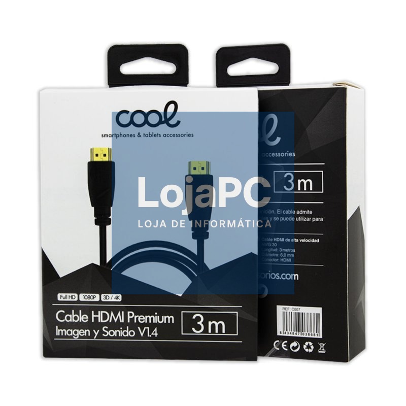 HDMI to HDMI Universal Audio-Video Cable (3 meters) Ultra 4K COOL — imagem 3