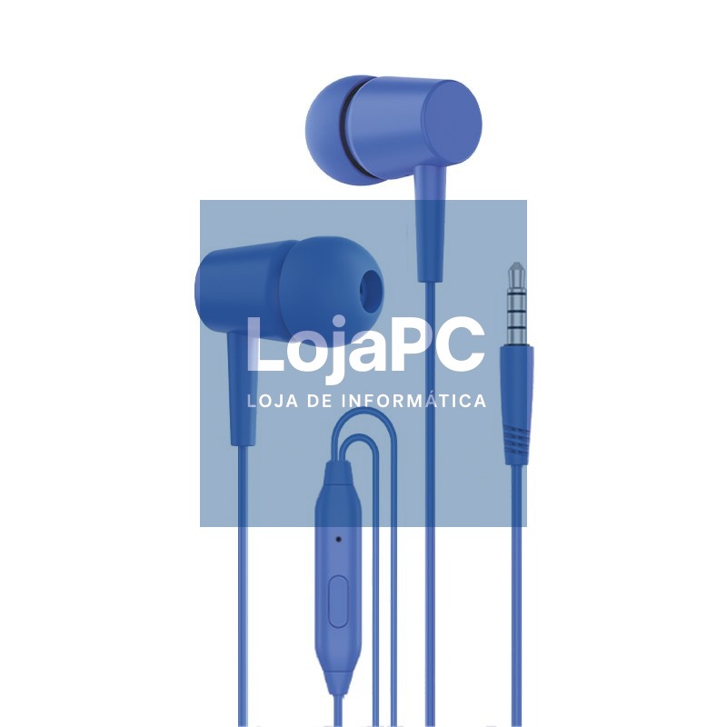 Headphones 3.5 mm COOL Bear Stereo With Micro Blue