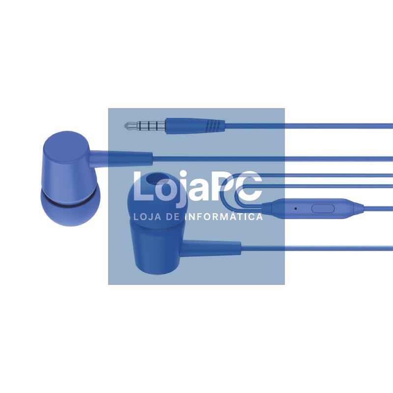 Headphones 3.5 mm COOL Bear Stereo With Micro Blue — imagem 3