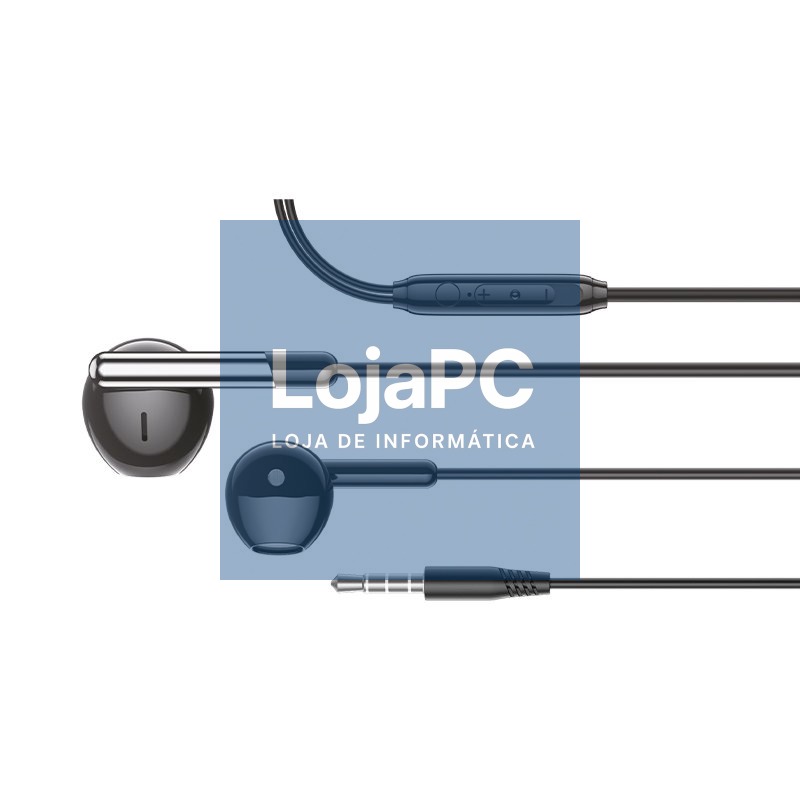 Headphones 3.5 mm COOL Care Stereo With Micro Black — imagem 3