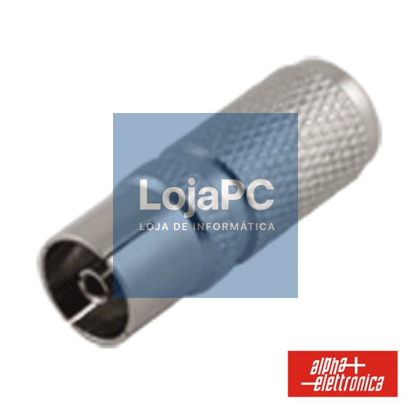FICHA COAXIAL TV Ø9,5mm TWIST ON