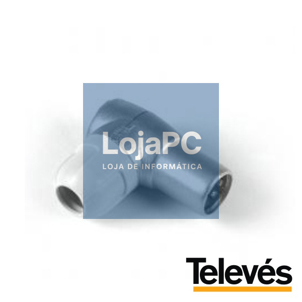FICHA COAXIAL MACHO 9.5MM ANGULAR TELEVÉS