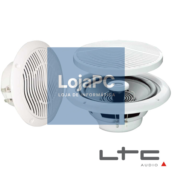 CONJUNTO 2 COLUNAS 5" C/ GRELHAS ESTANQUES 80W LTC