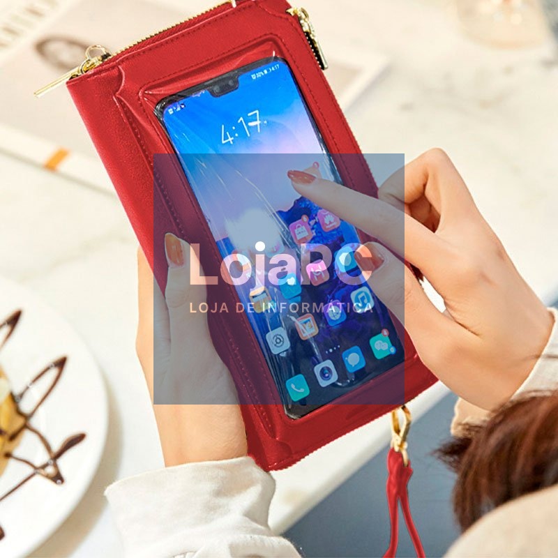 Horizontal Universal Bag Up to 6.7 in. COOL Maroon — imagem 2