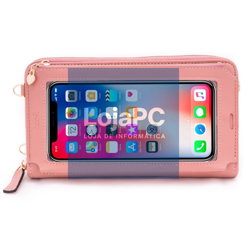 Horizontal Universal Bag Up to 6.7 inch COOL Pink
