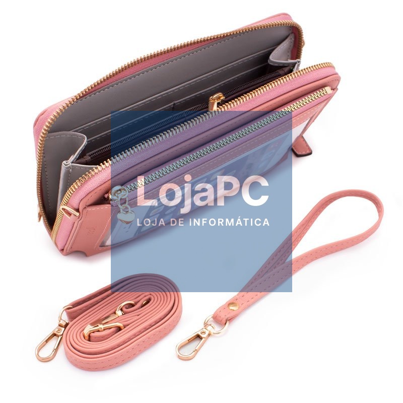 Horizontal Universal Bag Up to 6.7 inch COOL Pink — imagem 4