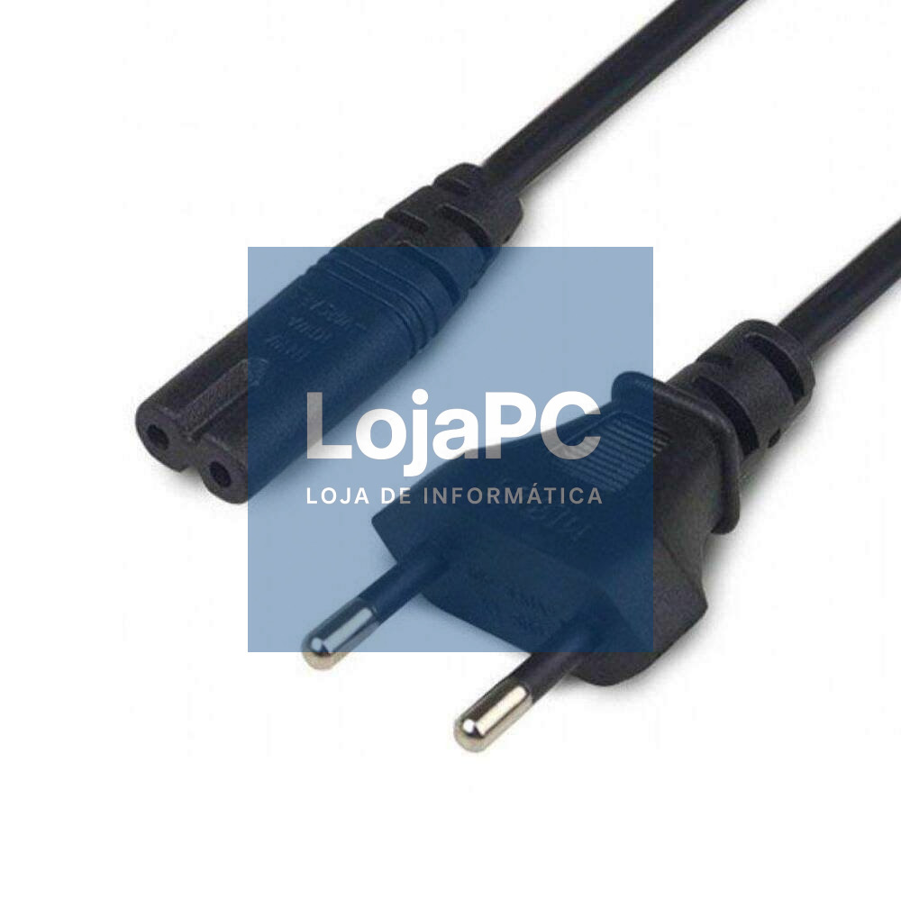 Cabo Alimentação AC Plano / Tipo 8 IEC C7 1.8m