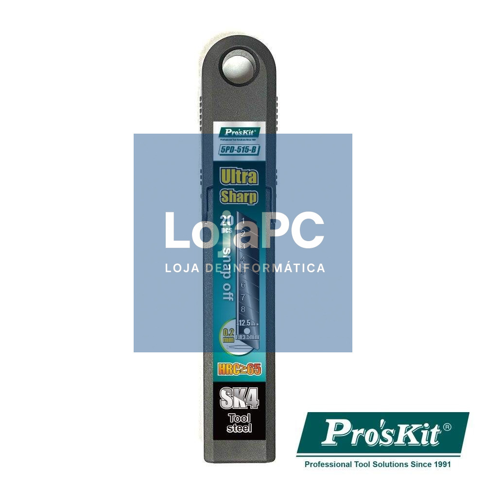 Conjunto 20 Lâminas SK4 P/ X-Ato PD-515 PROSKIT