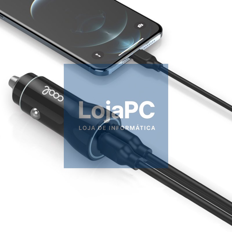 iPhone / iPad Car Charger Lightning connection (2 x USB) COOL — imagem 2