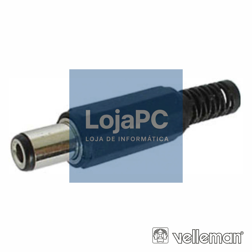 FICHA ALIMENTAÇÃO DC FÊMEA Ø3.1x6.3MM C/ 10MM P/ SOLDAR