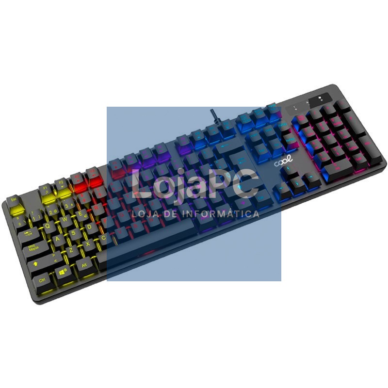 Keyboard PC Spanish Gaming Mechanical USB Cable COOL Austin