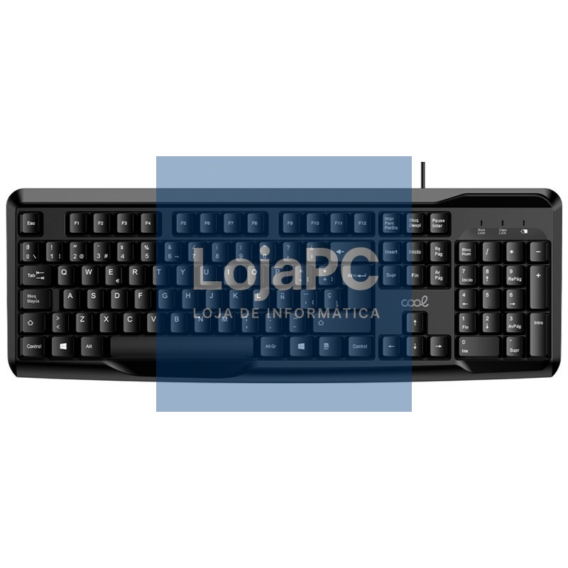 Keyboard PC Spanish USB Cable COOL Even — imagem 3