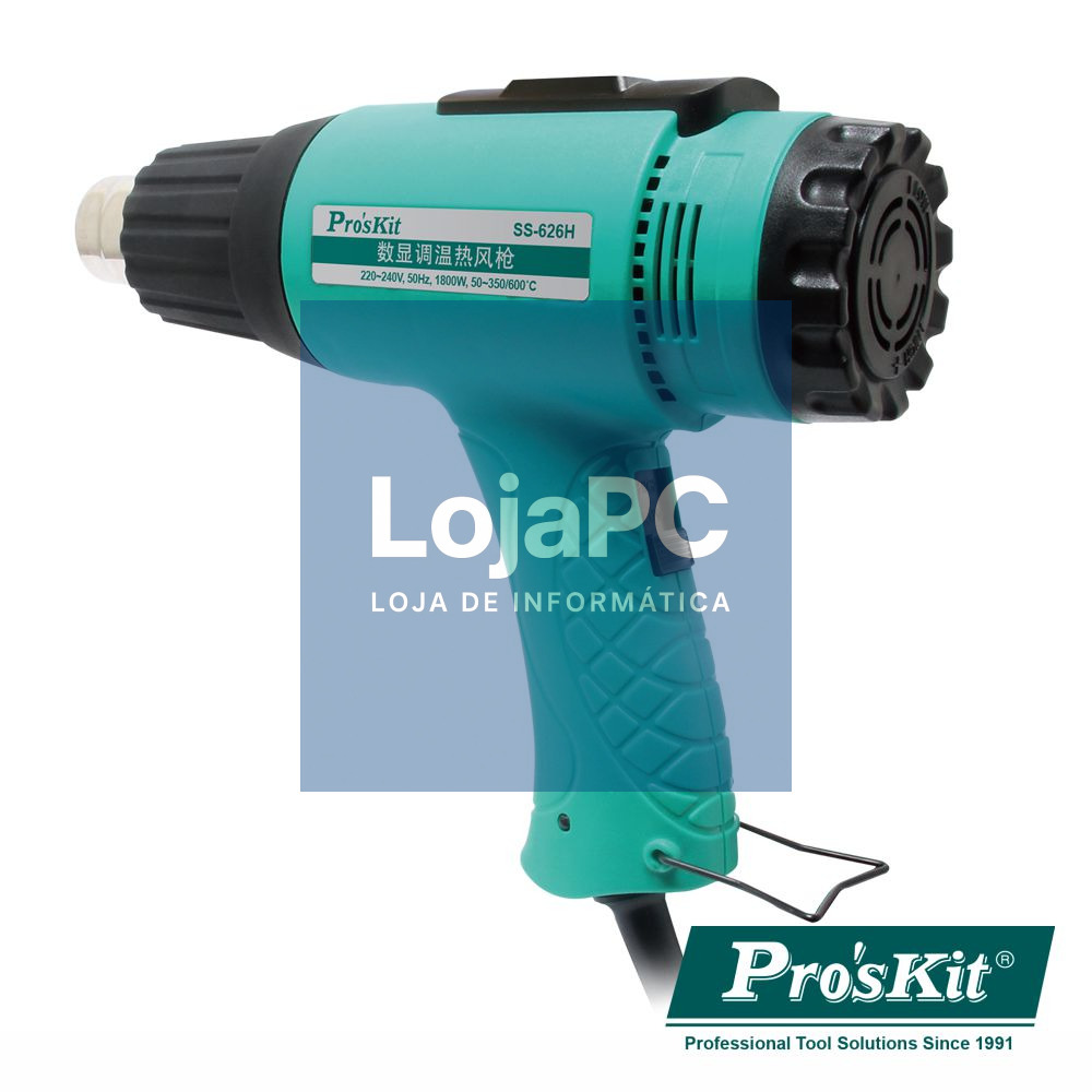 Pistola De Ar Quente 1800W C/ LCD PROSKIT