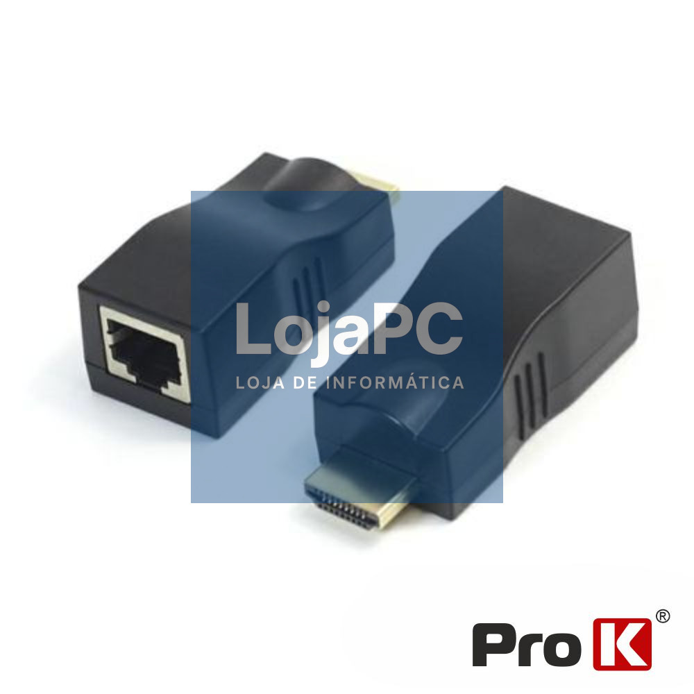 Receptor E Transmissor HDMI Via RJ45 30M PROK