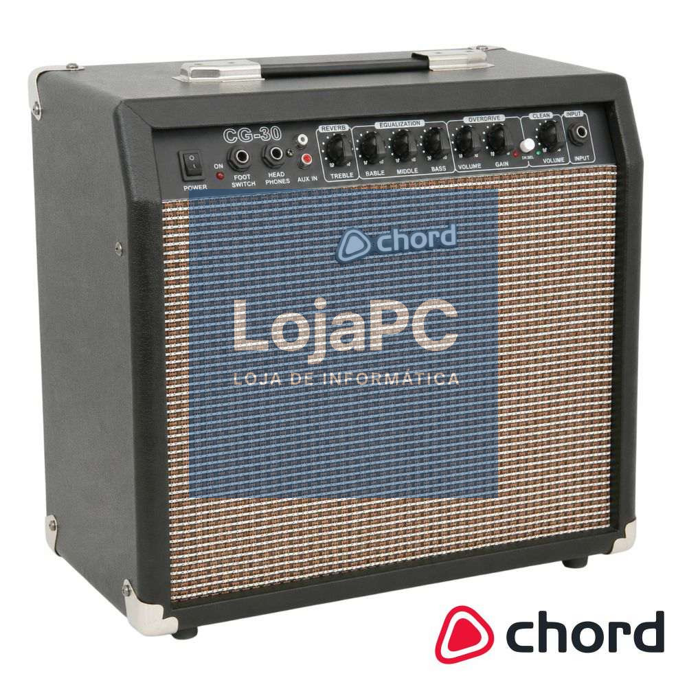 Amplificador Guitarra Elétrica 10" 30W CHORD