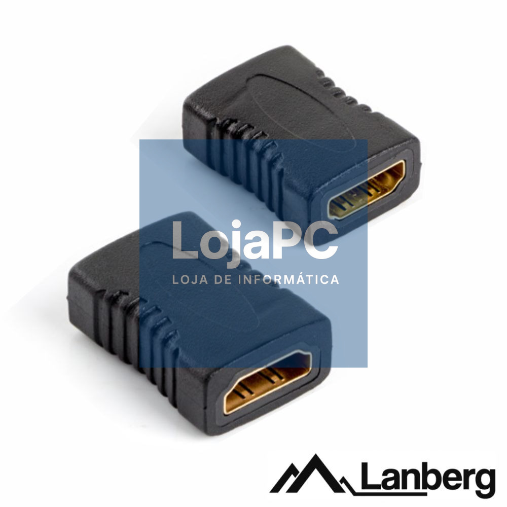 Ficha Adaptadora HDMI Fêmea / HDMI Fêmea LANBERG