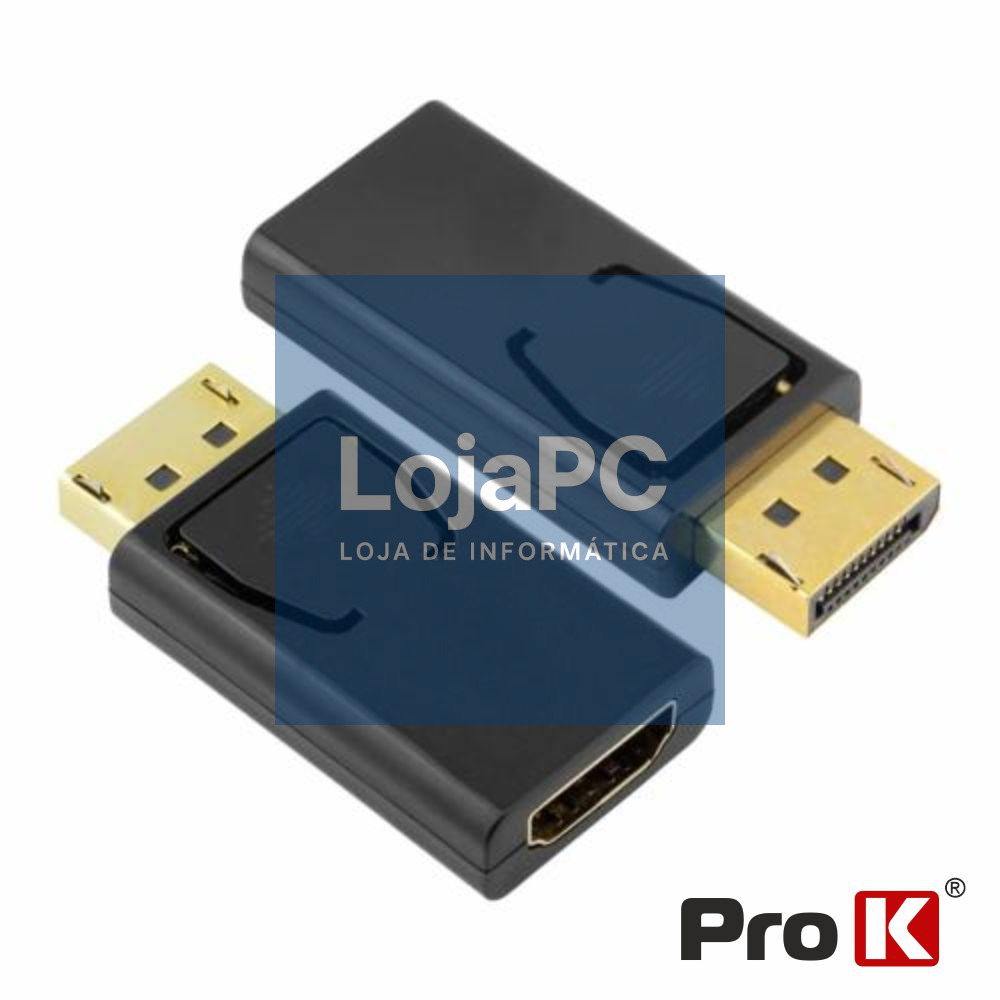 Adaptador Displayport Macho / HDMI Fêmea PROK