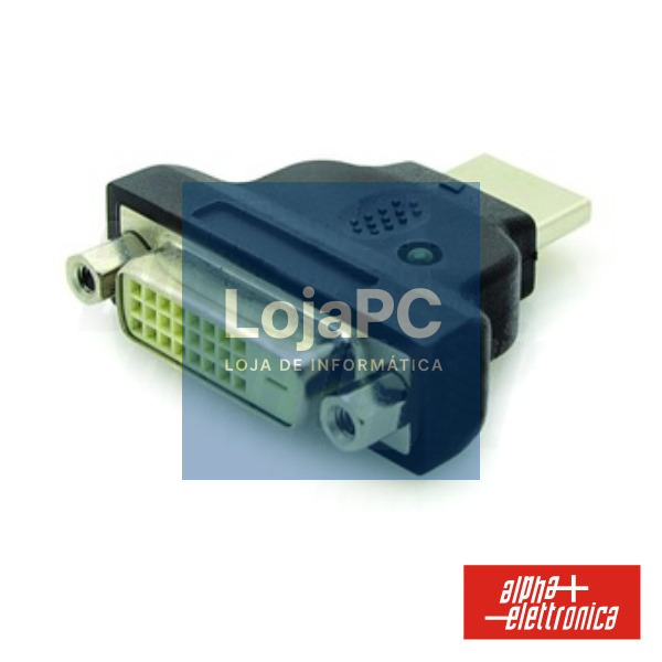 FICHA ADAPTADORA DVI-D DUAL LINK FÊMEA / HDMI MACHO