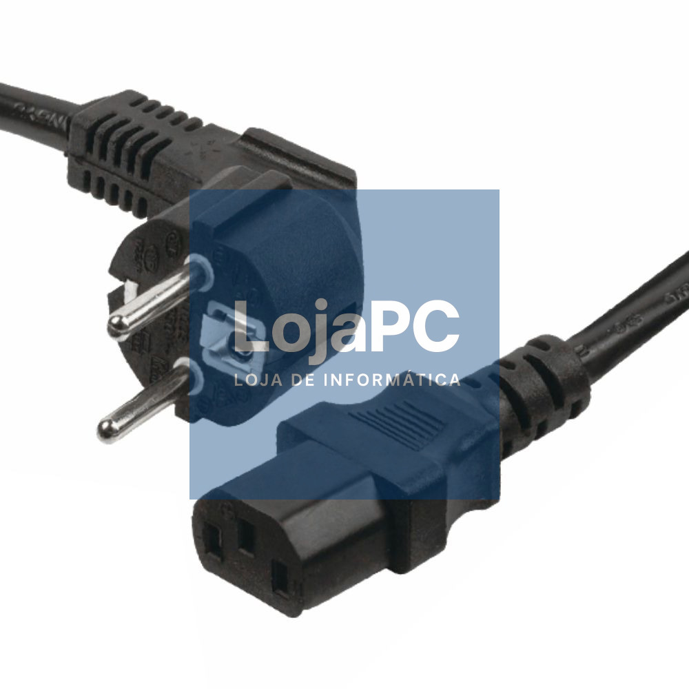 CABO ALIMENTAÇÃO SCHUKO MACHO 3P / IEC C13 FÊMEA 10M PRETO