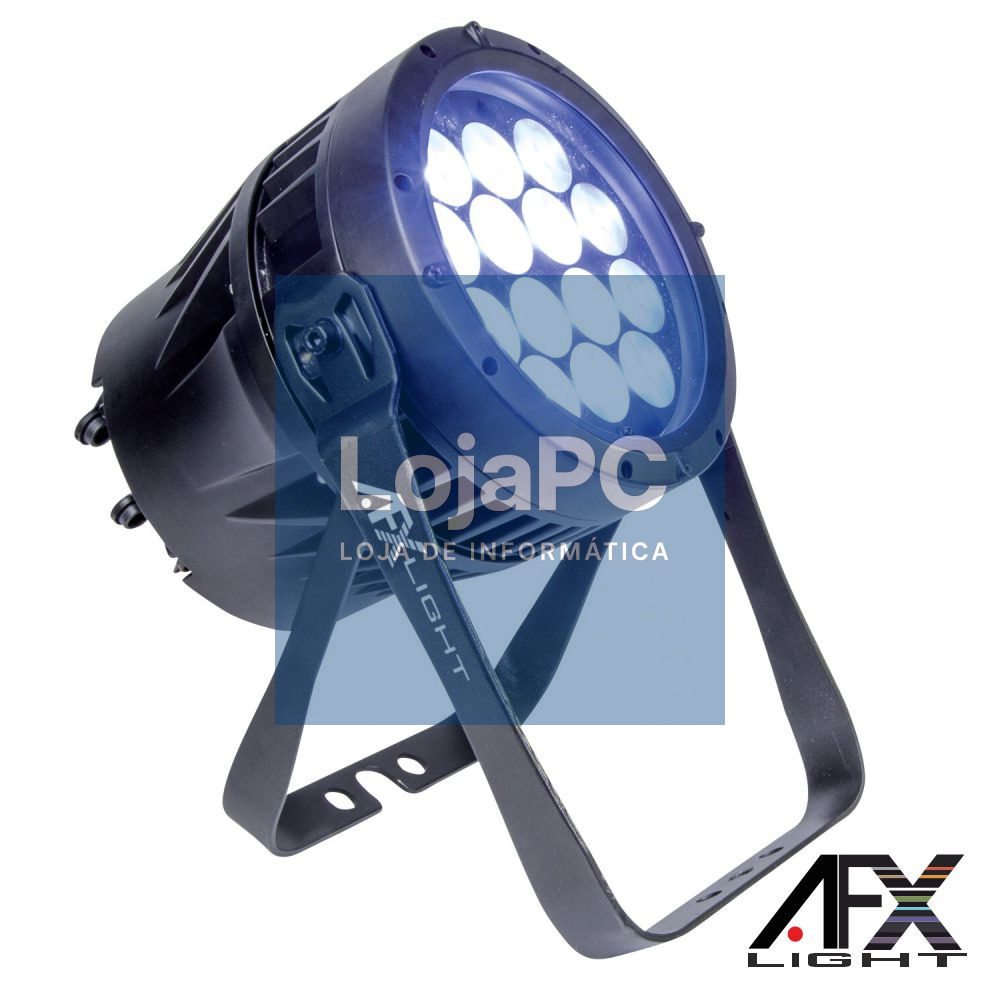 Projetor C/ 14 LEDS 15W RGBW DMX Zoom IP65 AFX