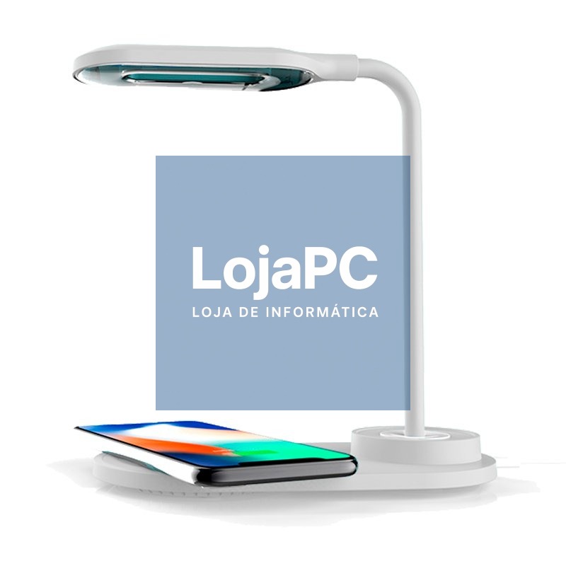 LED Lamp + Qi Wireless Charging Base COOL White — imagem 4