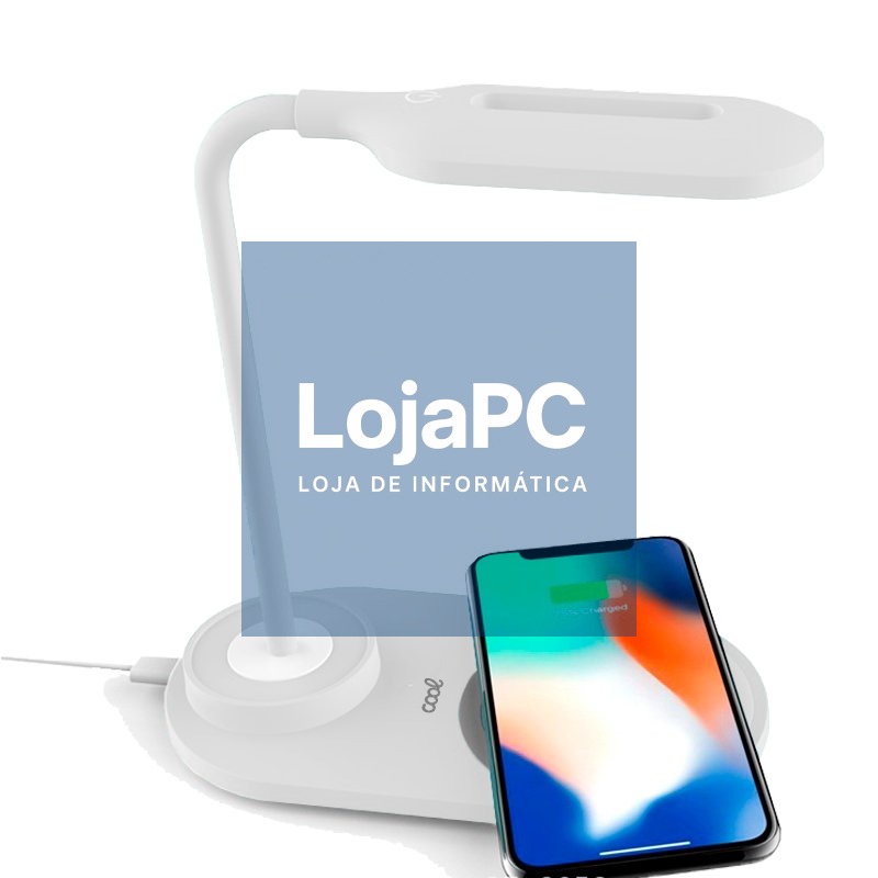 LED Lamp + Qi Wireless Charging Base COOL White — imagem 2