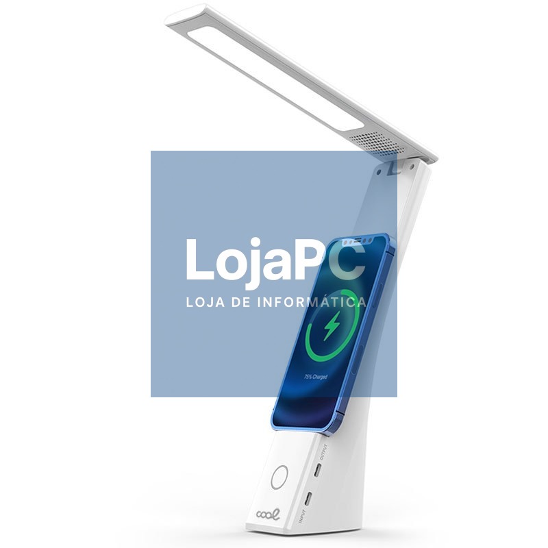 LED Lamp with Base Qi Wireless Charging COOL Compact White — imagem 2