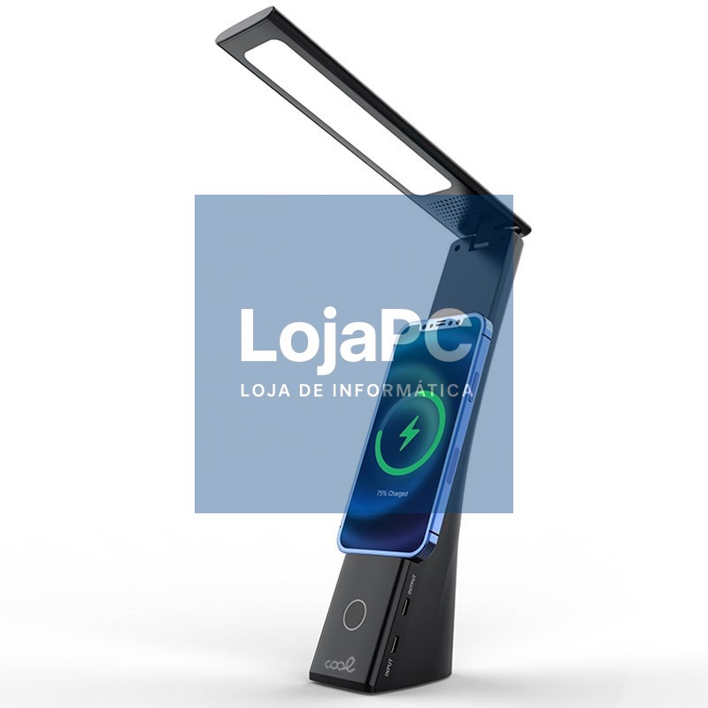 LED Lamp with Qi Base Wireless Charging COOL Compact Black — imagem 2