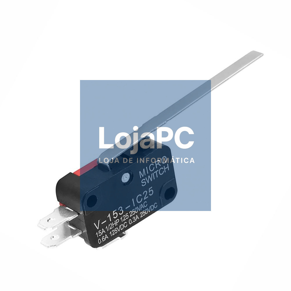 Comutador Micro Switch 15A C/ Patilha Grande