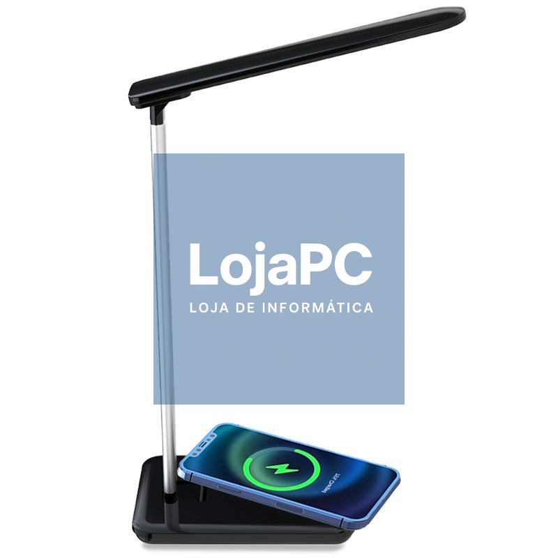LED Lamp with Qi Wireless Charging Base COOL Fold Black — imagem 2