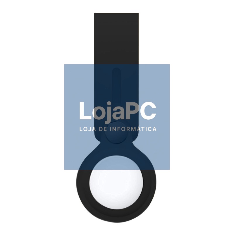 Loop Case COOL Compatible with AirTag Silicone Black