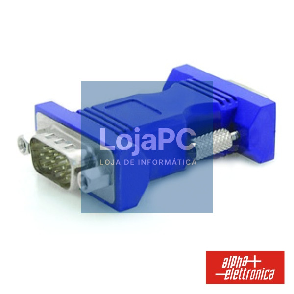 FICHA ADAPTADORA VGA MACHO/MACHO HD15