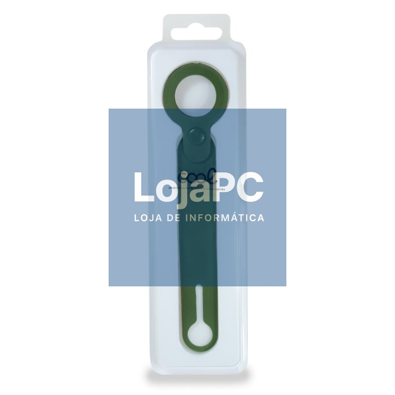 Loop Case COOL Compatible with AirTag Silicone Green — imagem 4
