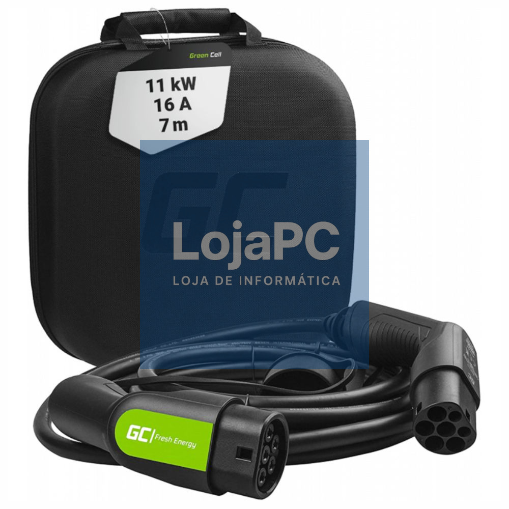 Cabo de Carregamento P/ Automóveis EV Tipo2/Tipo2 11kW 7m