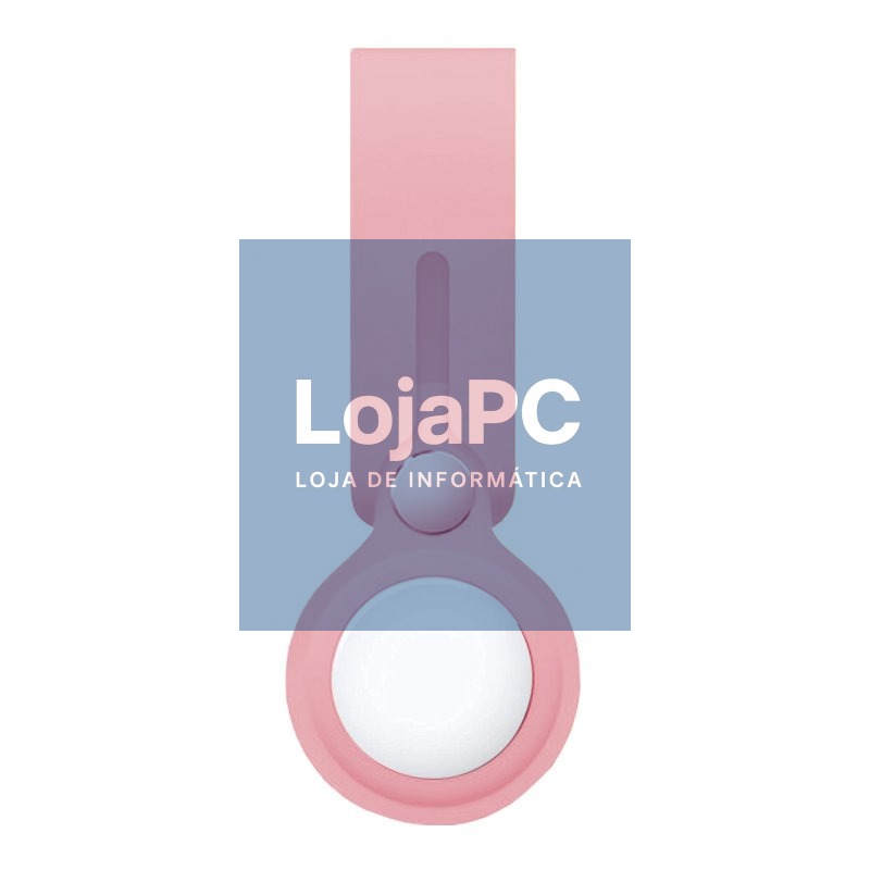 Loop Case COOL Compatible with AirTag Silicone Pink