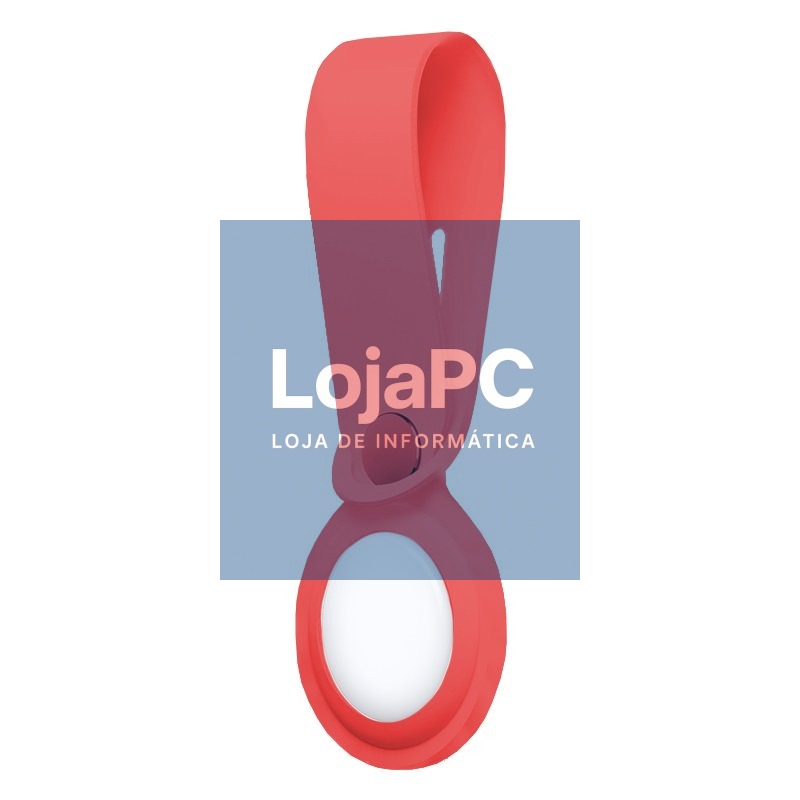 Loop Case COOL Compatible with AirTag Silicone Red — imagem 3