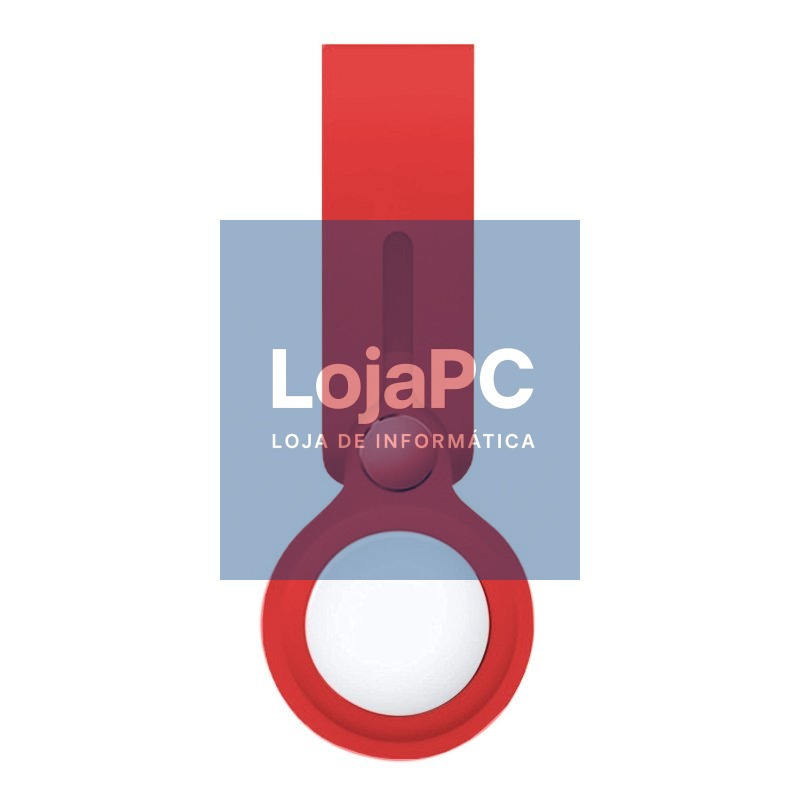 Loop Case COOL Compatible with AirTag Silicone Red