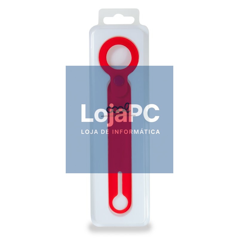 Loop Case COOL Compatible with AirTag Silicone Red — imagem 4